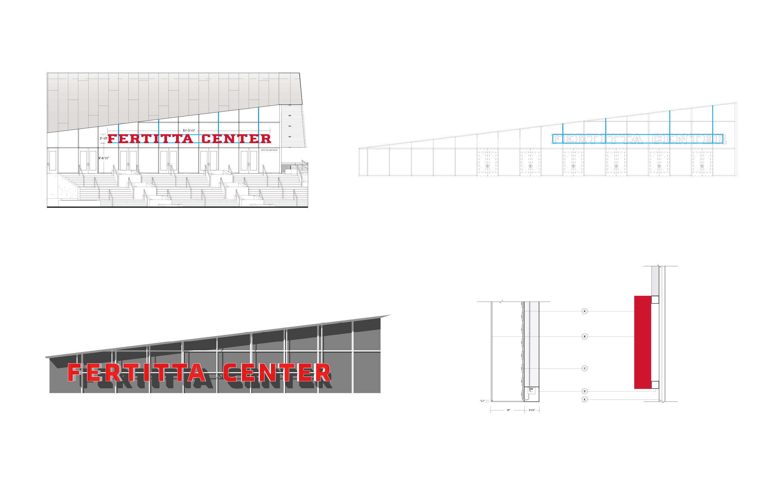University of Houston exterior identification concept