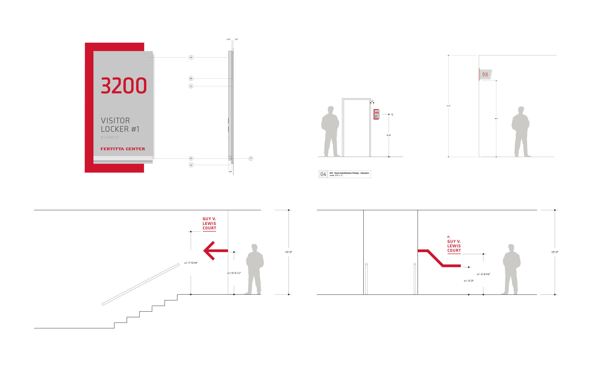 University of Houston various sign concepts