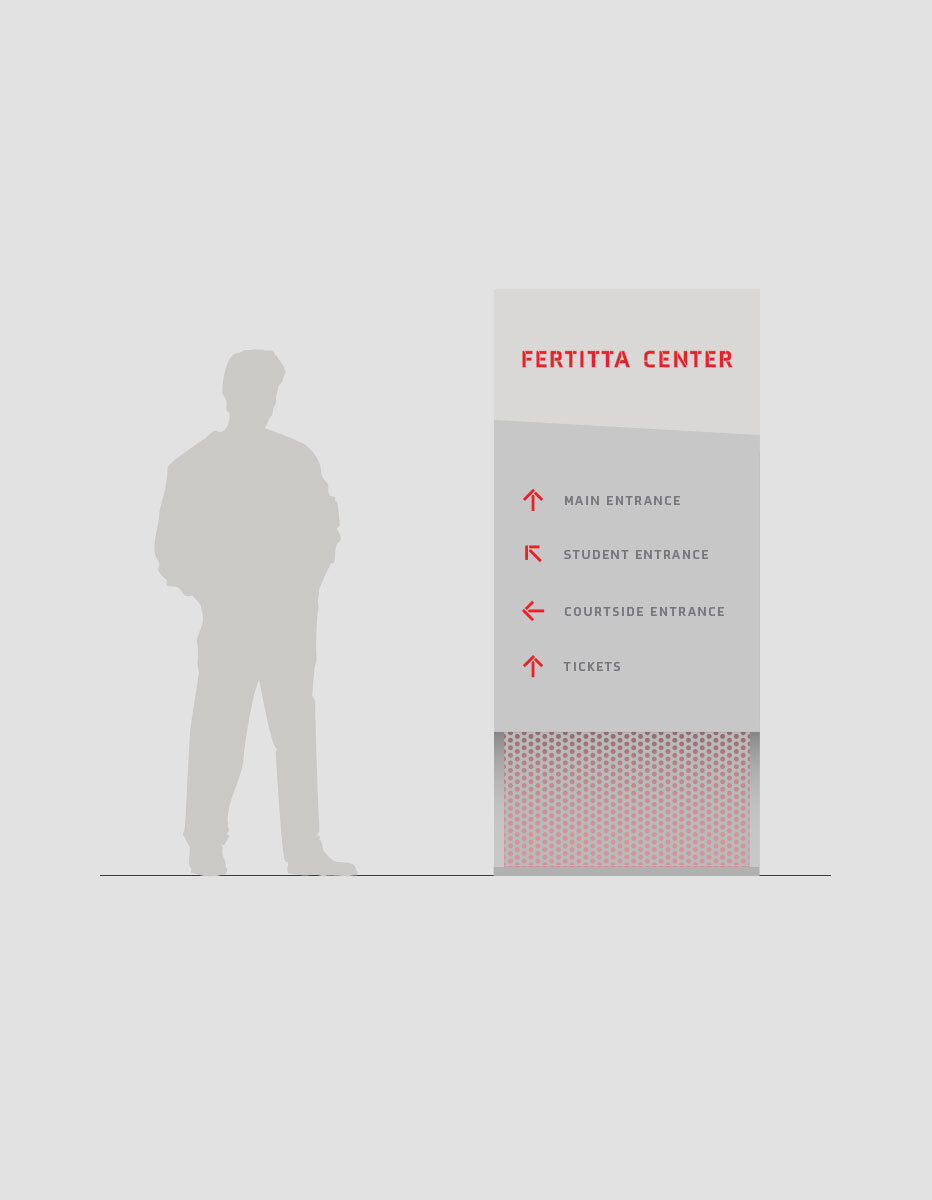 University of Houston pedestrian directional concept