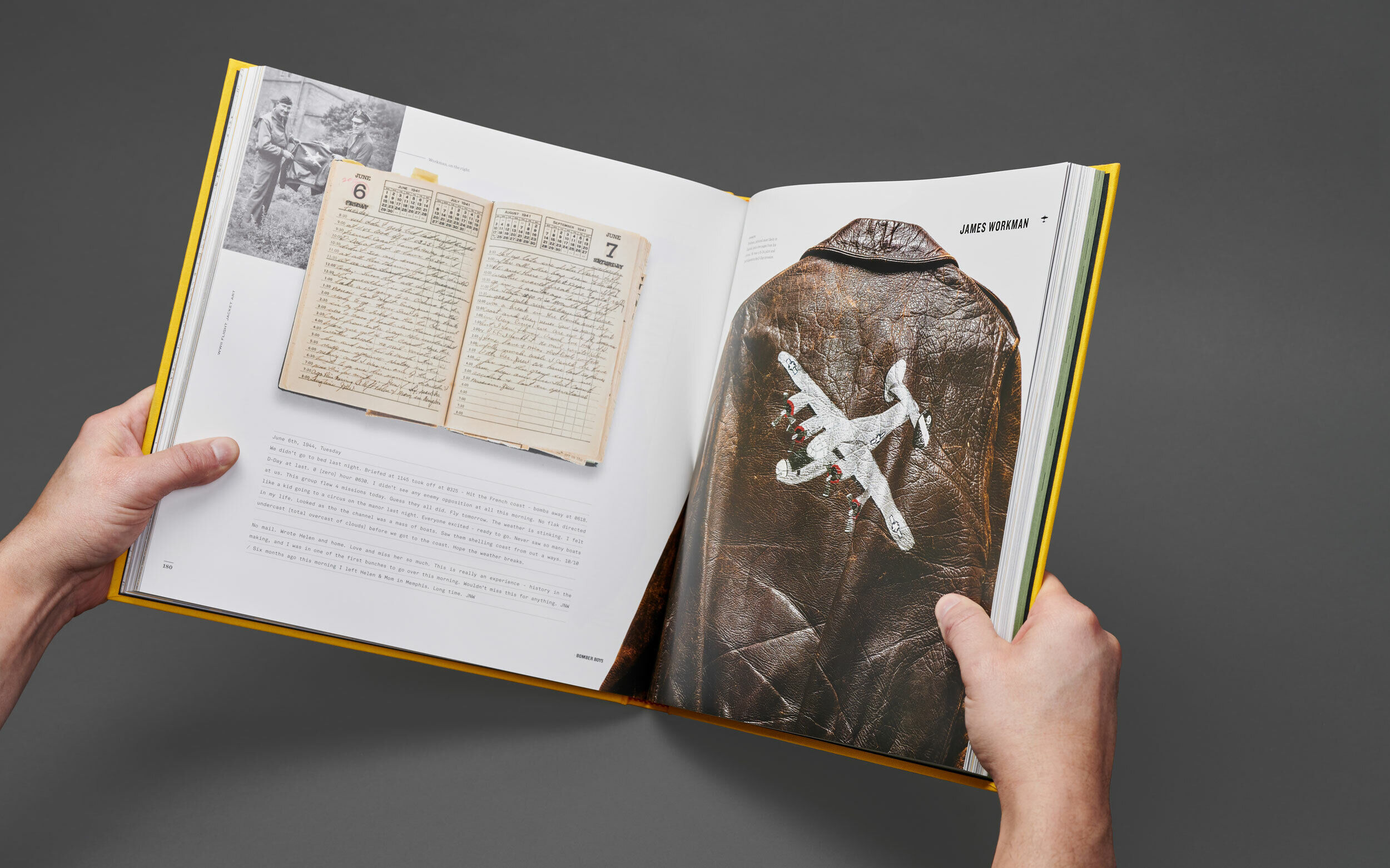 Bomber boys diary spread