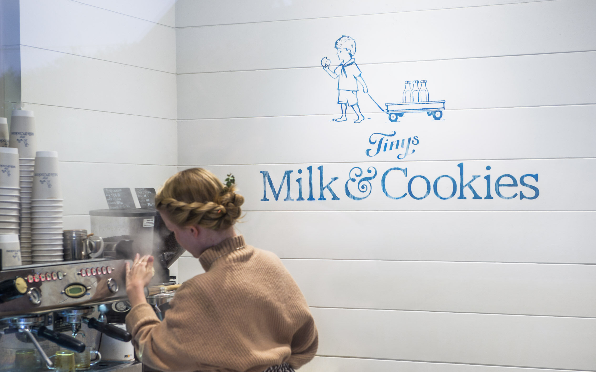 Milk and cookies barista