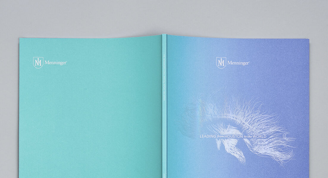 Menninger Annual Report Cover Fold Out