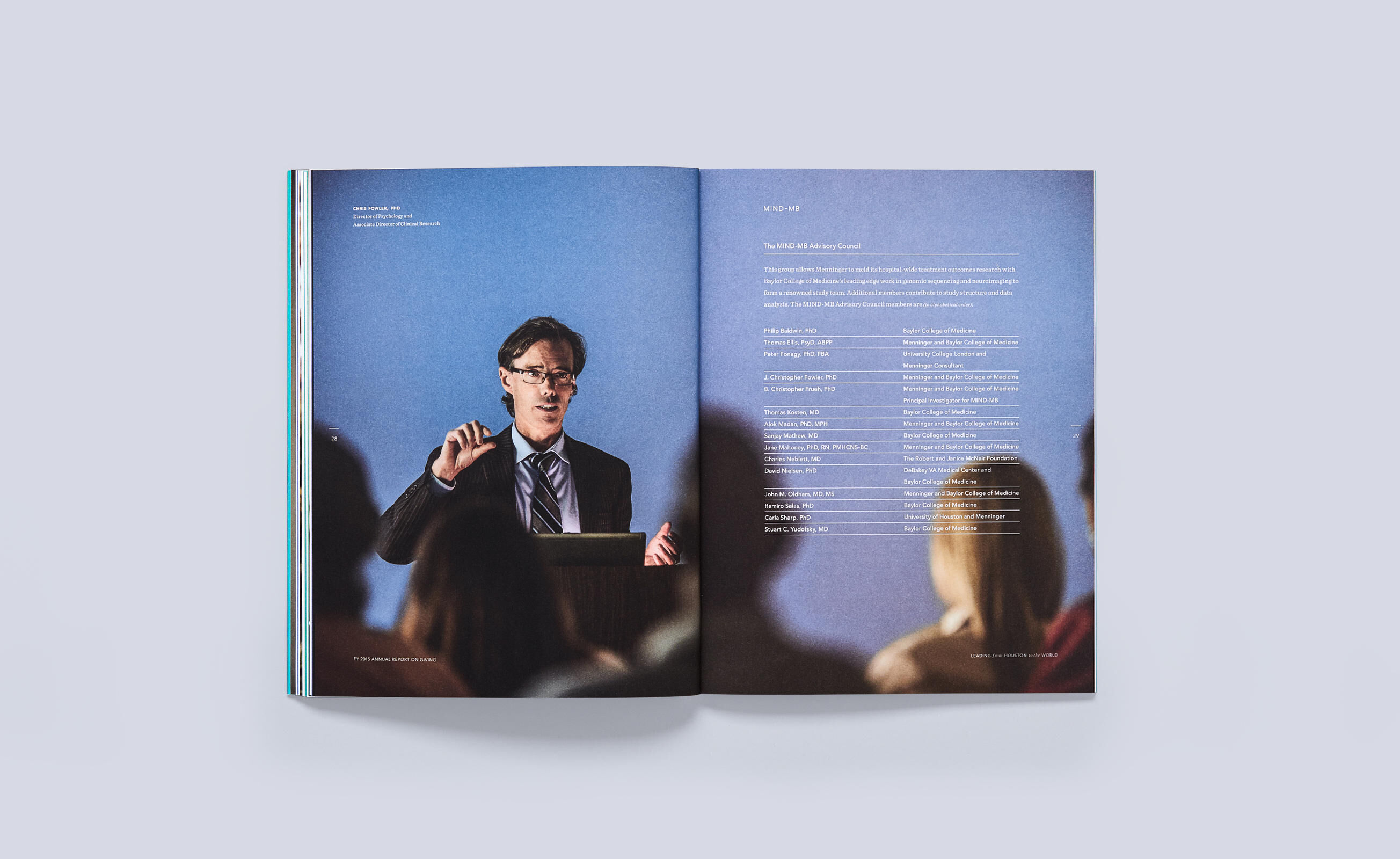 Menninger Annual Report List Spread